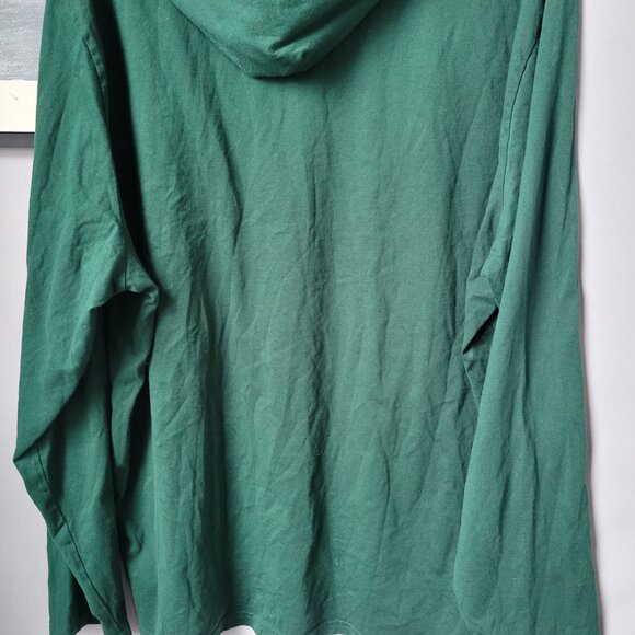 Polo Ralph Lauren Jersey Hooded Pullover T Shirt College Green XXL - Picture 11 of 14
